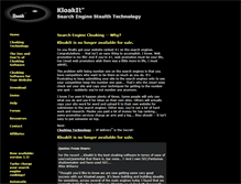 Tablet Screenshot of kloakit.com